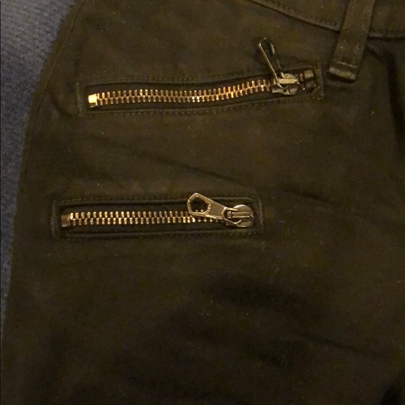 RAG & BONE Black ankle zip jeans - Picture 4 of 5